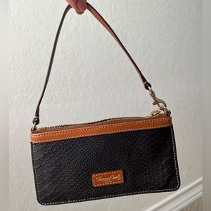Dooney & Bourke Wristlet Snake Large Leather Clutch